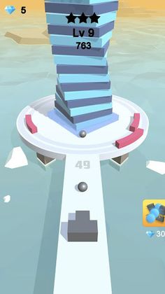 Ball Blast - 3D Tower Stack Cr - Screenshot 4