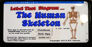 Label That Diagram - Human Ske - Screenshot 1