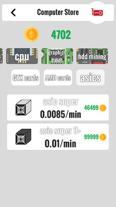 Crypto Coin Game - BTC mining! - Screenshot 4