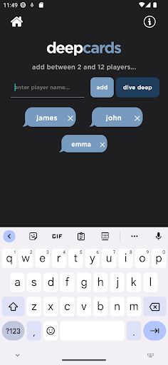 Deep Conversation Social Game - Screenshot 2
