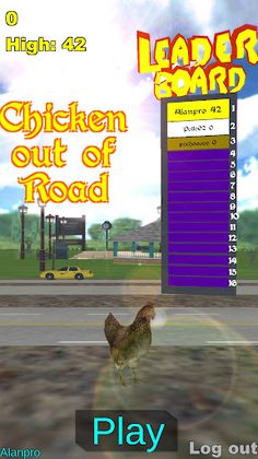 Chicken out of road - Screenshot 1