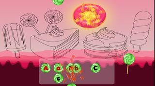 Alphabet and candy - Screenshot 2