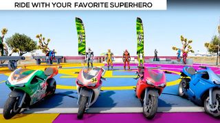 Superheroes Bike Stunt Racing - Screenshot 2