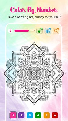 Mandala - Paint By Number - Screenshot 3