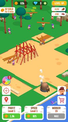 Idle Jungle: Survival Builder - Screenshot 1