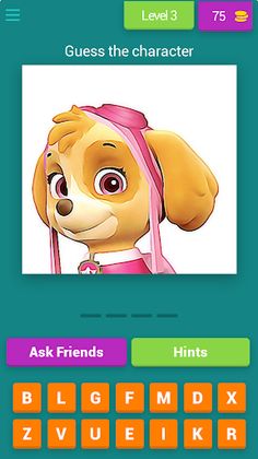 Paw characters QUIZ - Screenshot 3