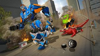 robotic crocodile army battle - Screenshot 1