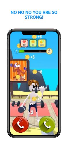 Roblock Gym cliter Fake call - Screenshot 2
