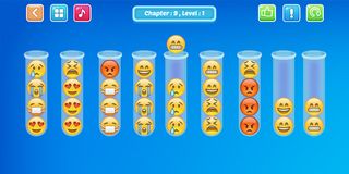 Emoji Sort Puzzle 2023 - Screenshot 2