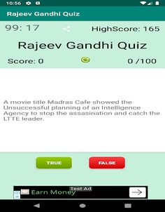 Rajiv Gandhi Quiz - Screenshot 3