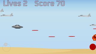 UFO Desert Strike - Screenshot 2