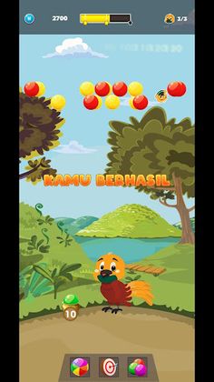 Bubble Birds: Selamatkan Cendr - Screenshot 4