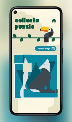 Sliding puzzle: Zoo alphabet - Screenshot 3