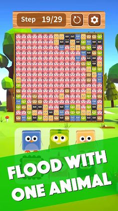 Animal Puzzle - Flood! - Screenshot 2