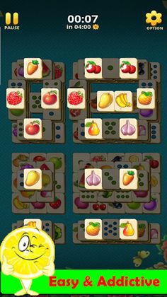 Mahjong - Fruits Solitaire - Screenshot 2