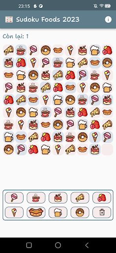 Sudoku Foods 2023 - Screenshot 2