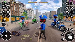 Stickman Bike Chase Crime Game - Screenshot 1
