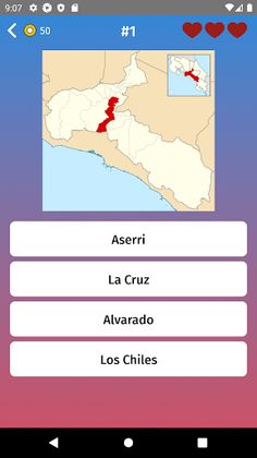 Costa Rica: Provinces & Depart - Screenshot 2