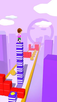Cube Tower Stack 3D - Screenshot 2