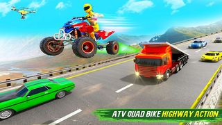 ATV Quad Bike Traffic Racing - Screenshot 1
