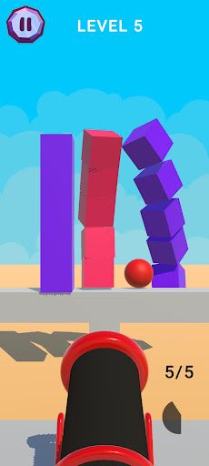 Red Ball Knock - Shooter Game - Screenshot 4