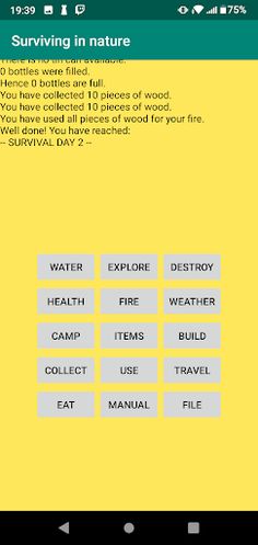 Surviving in nature - Screenshot 1