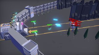 Cyberpunk Defense - Screenshot 1