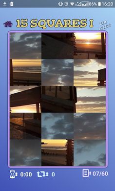 15 Squares I - Sunset Jigsaw ( - Screenshot 3