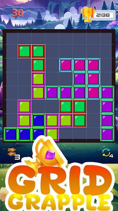 Grid Grapple: Cube Crush - Screenshot 2