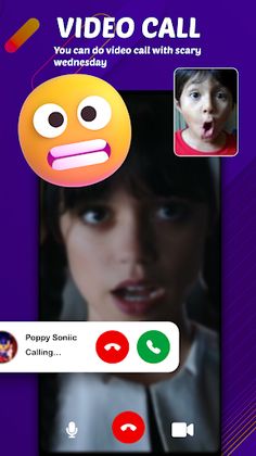 wednesday addams call & games - Screenshot 1