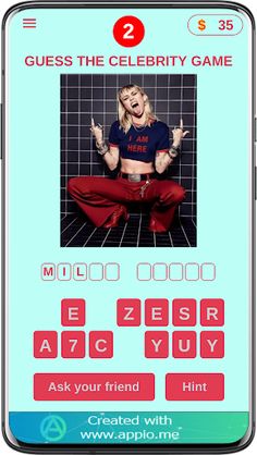 Guess the Celebrity Game - Screenshot 4