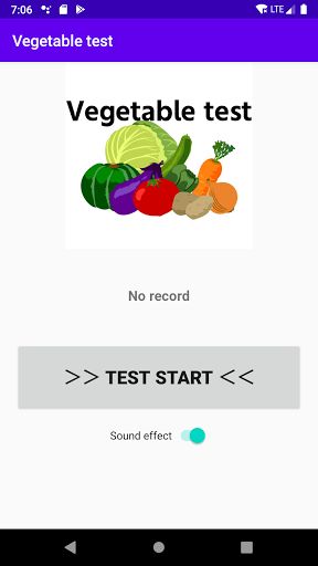 Vegetable test - Screenshot 3