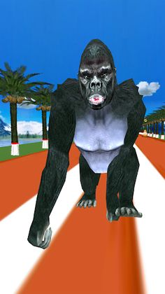 Gorilla Runner Free - Screenshot 3