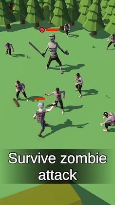 Zombie Camp: Low Poly Survival - Screenshot 1
