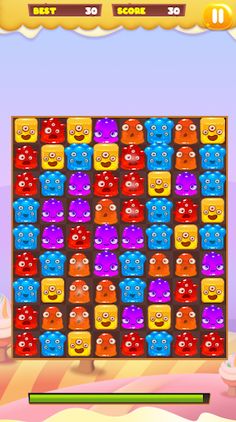 Jelly Splash Monster Gem - Screenshot 2