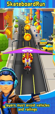 Skateboard Run - Screenshot 4