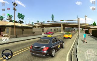 City Car Driving Taxi Games - Screenshot 3