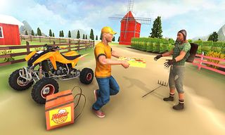 ATV Bike Games- Pizza Delivery - Screenshot 1