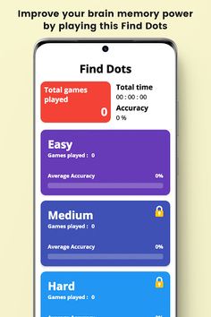 Find Dots - Brain Game - Screenshot 1