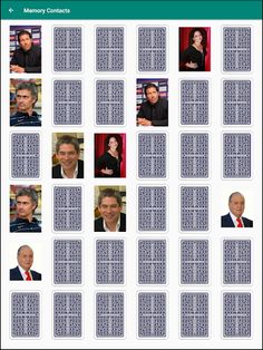 Memory Contacts - Screenshot 3