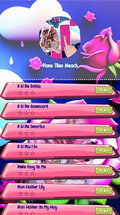 Gidle - Queencard Piano Game - Screenshot 1