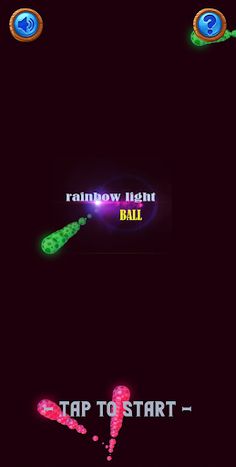 Rainbow Light Ball - Screenshot 2