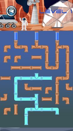 Space Pipes Connect Puzzle - Screenshot 1