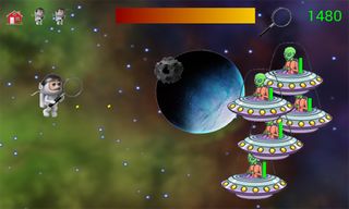 Alien vs Astronaut Game - Screenshot 1