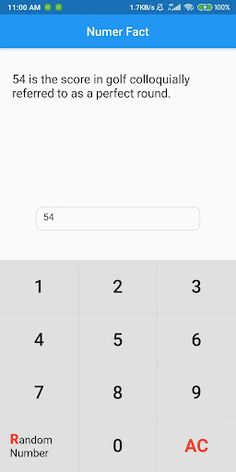 NumberFact - Screenshot 2