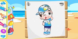 Luccas Neto coloring game - Screenshot 3