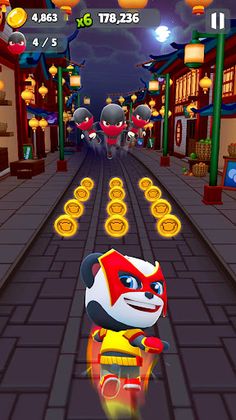 Panda Hero Run Game - Screenshot 1