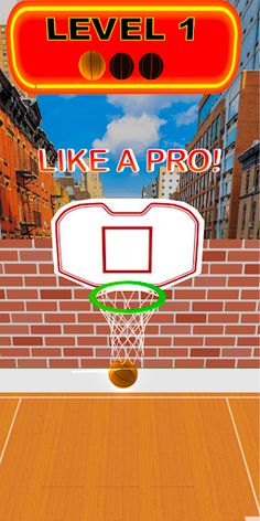 Basketball Hoop Shots - Screenshot 2