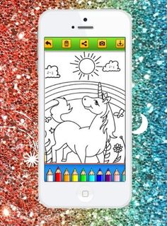 Pixeame Unicorn Coloring Book - Screenshot 3