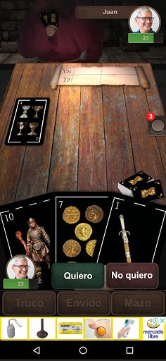 Truco Naipes Negros - Screenshot 1